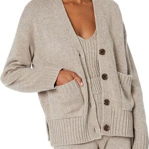 The Drop sweater tank and cardigan set